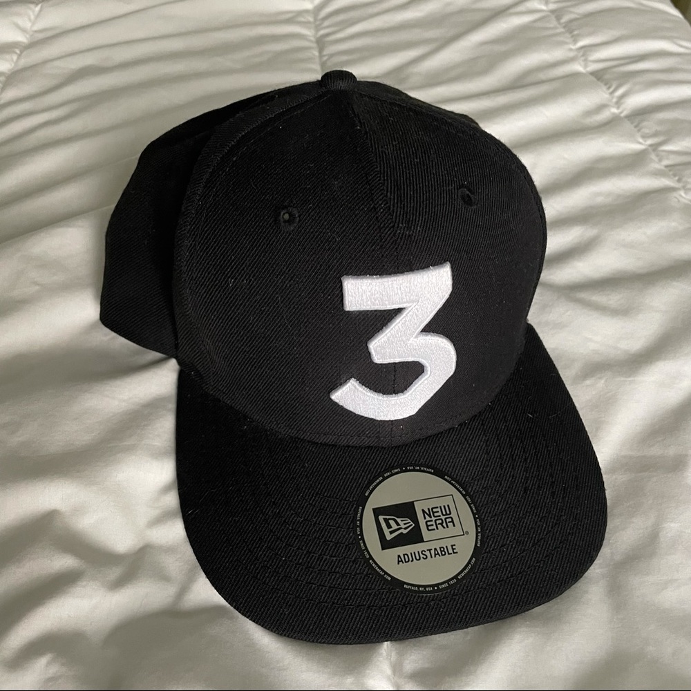 Chance the Rapper “3” New Era black snapback hat